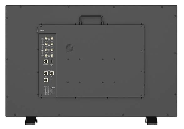 SWIT BM-U32531.5" UHD monitor with 12G-SDI, HDMI 2.0, 8K-ready, optional IP/fiber, auto-calibration, and zero-latency AV for lip-sync.