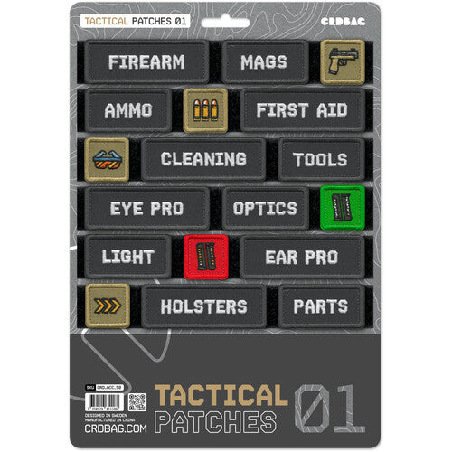 CRDBag TACTICAL PATCHES 01