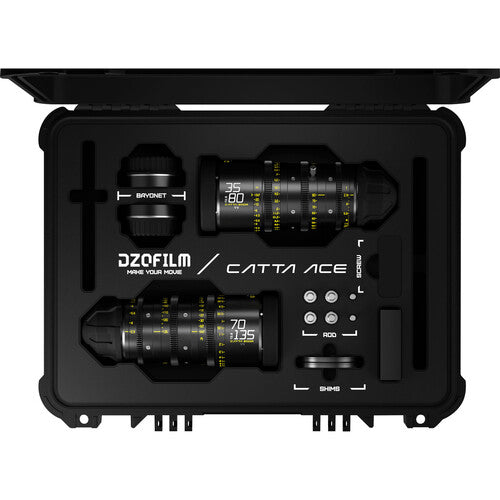 DZOFilm Catta Ace 2-lens KIT A 35-80mm / 70-135mm FF/VV T2.9 - PL&EF Mount - in case