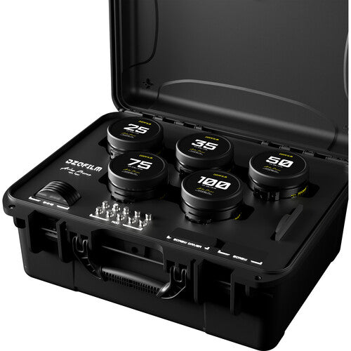 DZOFilm Arles 5-lens KIT 25/35/50/75/100mm FF/VV -PL mount (Imperial) - in case