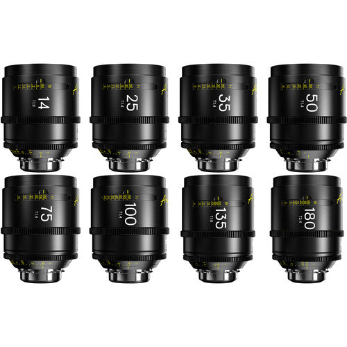 DZOFilm Arles 8-lens KIT 14/21/25/35/50/75/100/135mm FF/VV -PL mount (Imperial) - in case