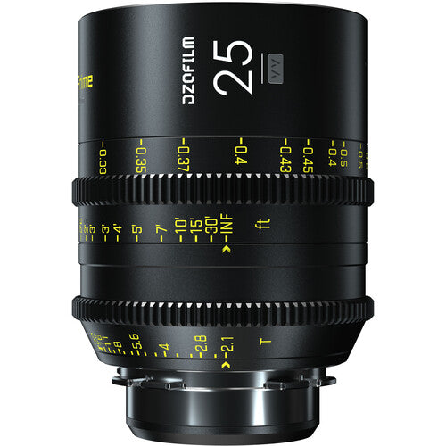 DZOFilm Vespid 125mm FF/VV T2.1 Lens - PL&EF mount (Imperial)