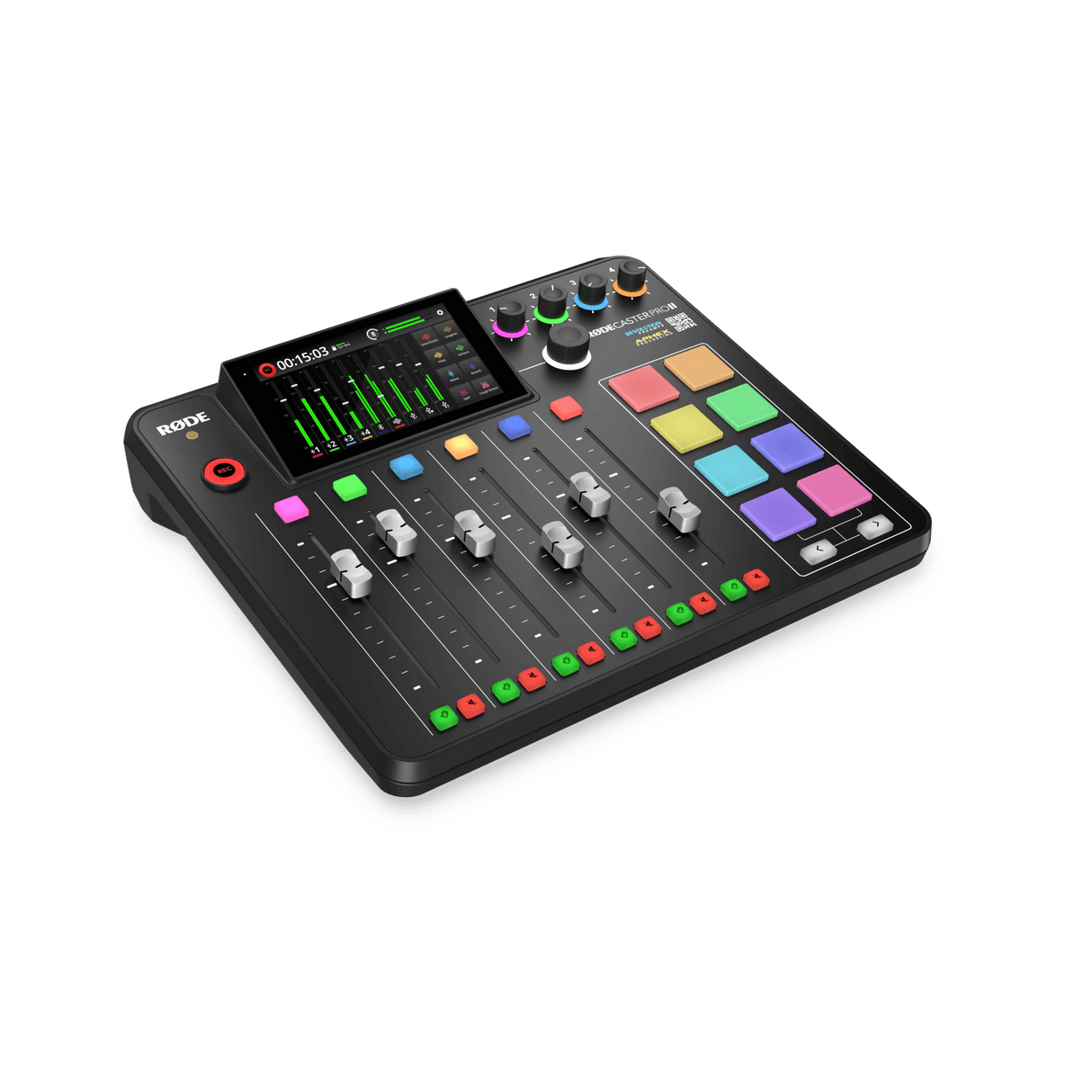 RØDE RODECaster Pro II Integrated Audio Production Studio (Black)