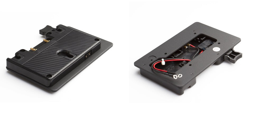 SWIT S-7000AGold-mount battery plate, D-tap output, open-end wires, rear metal plate for installation