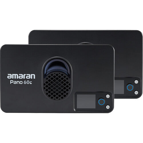 amaran Pano 60c RGBWW LED Panel 2-Light Kit, charcoal