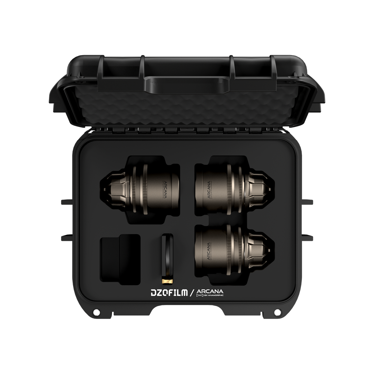 DZOFilm Arcana Anamorphic Prime 3-Lens Kit (ARRI PL, Titanium)