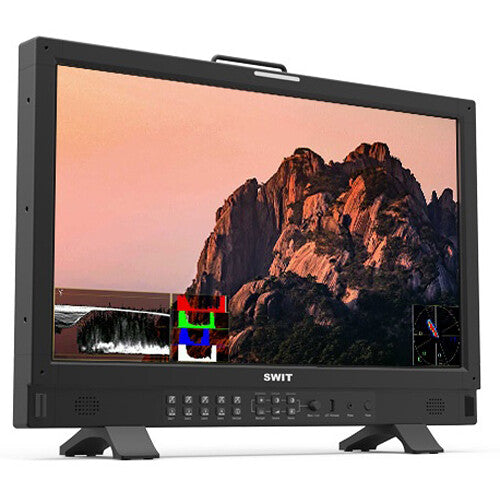 SWIT BM-H24523.8" FHD IPS monitor, 100% DCI-P3, 12G/3G-SDI, HDMI 2.0, 4K input, multiview, USB 3D LUT upload.