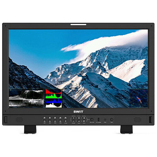 SWIT BM-U24523.8" UHD monitor with 12G-SDI I/O, HDMI 2.0, 8K-ready, multiview, 18-bit processing, optional fiber SFP input.
