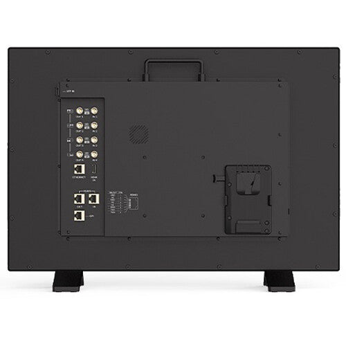 SWIT BM-U24523.8" UHD monitor with 12G-SDI I/O, HDMI 2.0, 8K-ready, multiview, 18-bit processing, optional fiber SFP input.