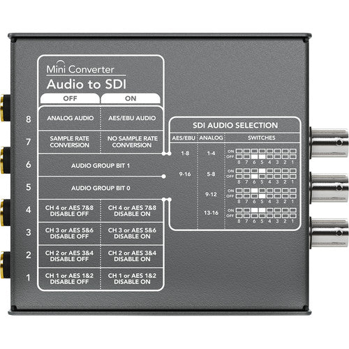 Blackmagic Design Mini Converter - Audio to SDI