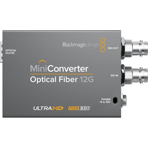 Blackmagic Design Mini Converter - Optical Fiber 12G  (SFP Optical Module not included)