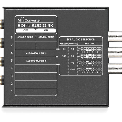 Blackmagic Design Mini Converter - SDI to Audio 4K
