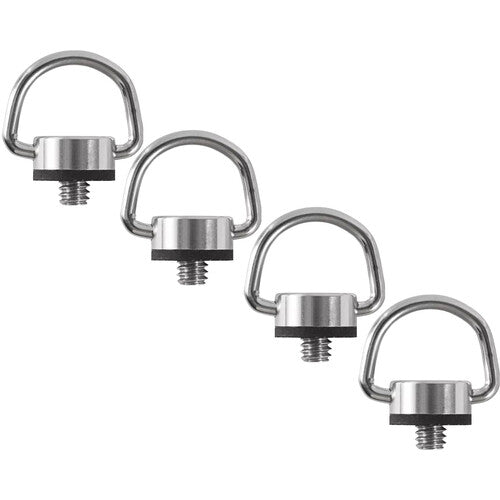 CRDBag CRDBAG D-RING 1/4" SCREW 4PCS