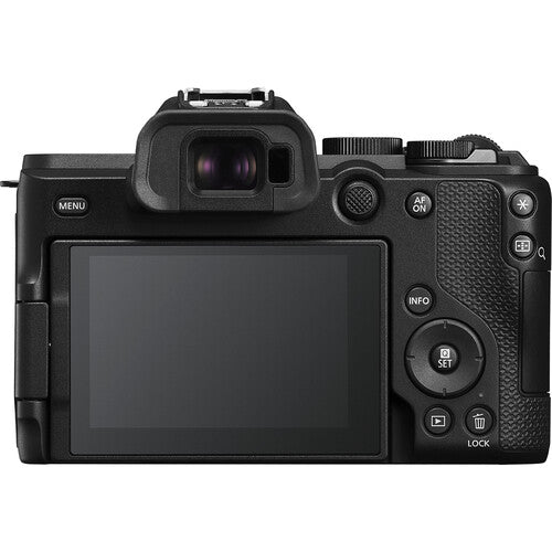 Canon EOS R8 Mark II mirrorless camera, angled view