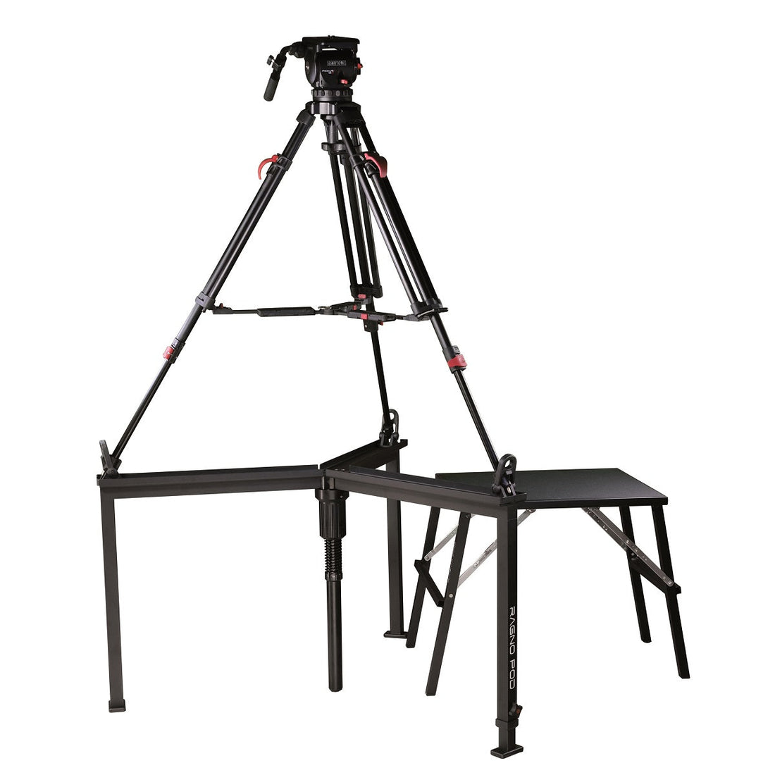 Cartoni Ragno Pod with Operator Platform and Carrying Case