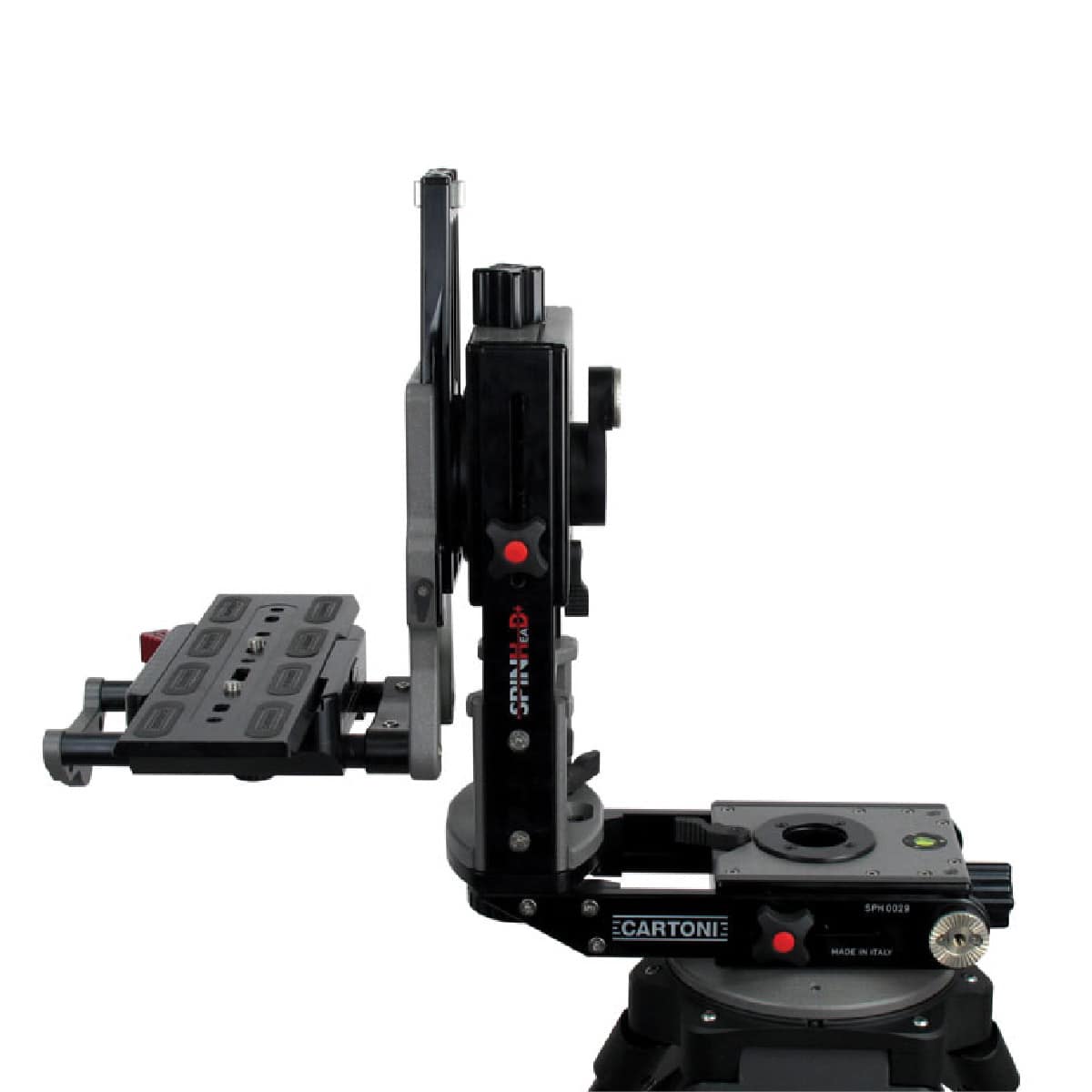 Cartoni Spinhead Fluid Head (H534/CS) – 360° Continuous Rotation Cinema Head