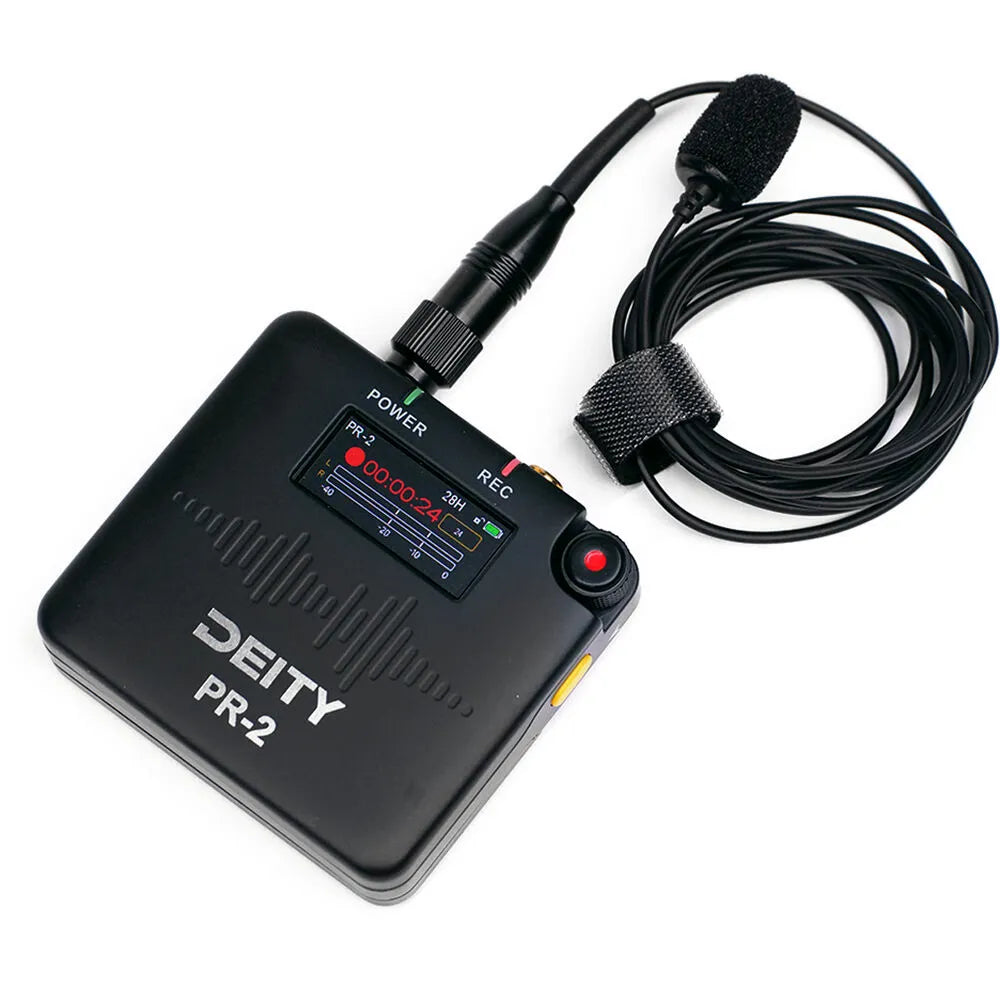 Deity PR-2 Stereo Recorder with Lavalier Mic