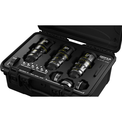 DZOFilm Catta Ace 3-lens KIT A2 18-35mm/ 35-80mm / 70-135mm FF/VV T2.9 - PL&EF Mount - in case