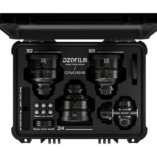 DZOFilm Gnosis Macro 3-Lens KIT 24/32/ 65mm T2.8 - LPL mount (Metric) - in case