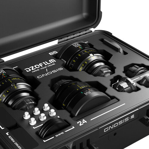 DZOFilm Gnosis Macro 3-Lens KIT 24/32/ 65mm T2.8 - LPL mount (Metric) - in case