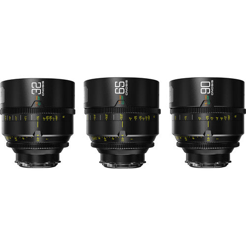 DZOFilm Gnosis Macro 3-Lens KIT 32 /65/ 90mm T2.8 - LPL mount (Imperial) - in case