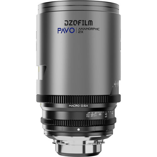 DZOFilm Pavo 2x anamorphic Macro 65mm T2.8 Blue Coating- PL&EF mount (Imperial)