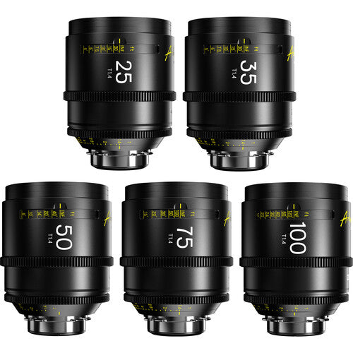 DZOFilm Arles 5-lens KIT 25/35/50/75/100mm FF/VV -PL mount (Imperial) - in case