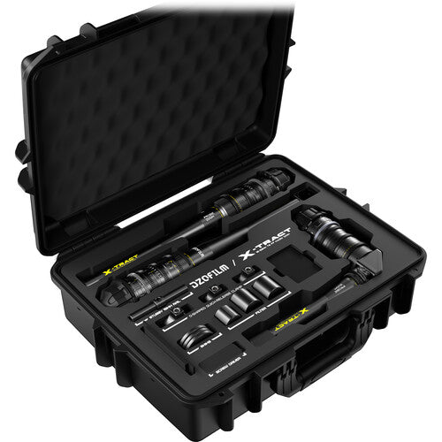 DZOFilm X-tract 18-28mm Metric 0°/90°/360° Complete Kit T8 PL mount with hard case