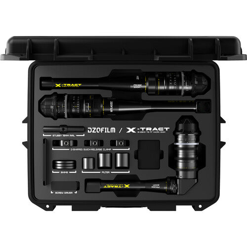 DZOFilm X-tract 18-28mm Metric 0°/90°/360° Complete Kit T8 PL mount with hard case