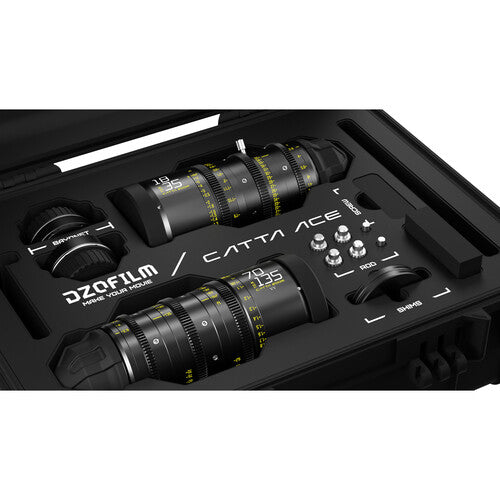 DZOFilm Catta Ace 2-lens KIT E2 18-35mm / 70-135mm FF/VV T2.9 - PL&EF Mount - in case