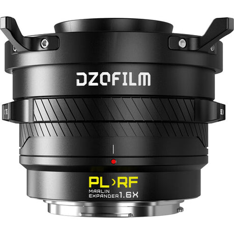 DZOFilm Marlin 1.6x Expander PL lens to RF camera