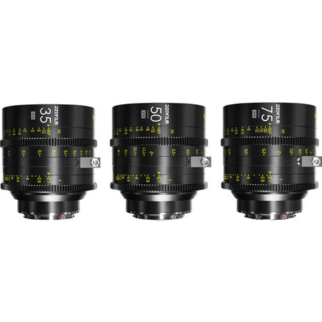 DZOFilm Vespid Cyber 3-lens KIT 35/ 50/ 75mm FF/VV R2.1 - PL & EF mount (with lens data) - in case