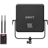 SWIT FLOW10K5.1–5.9GHz wireless SDI/HDMI, 3km range, panel antenna, 32ms latency, multicast, OLED, encryption, DFS, 22-pair support.