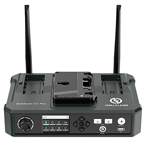 Hollyland Solidcom C1-HUB8S Full-Duplex Wireless DECT Intercom System with 9 Headsets and HUB Base (1.9 GHz)