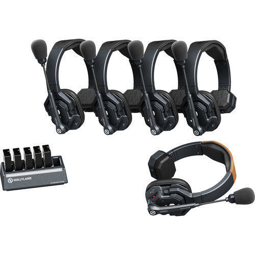 Hollyland Solidcom SE-5S Wireless 5-Person Noise Cancelling Headset Intercom