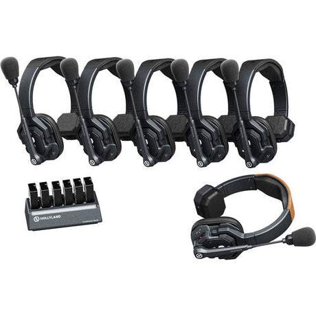 Hollyland Solidcom SE-6S Wireless 6-Person Noise Cancelling Headset Intercom