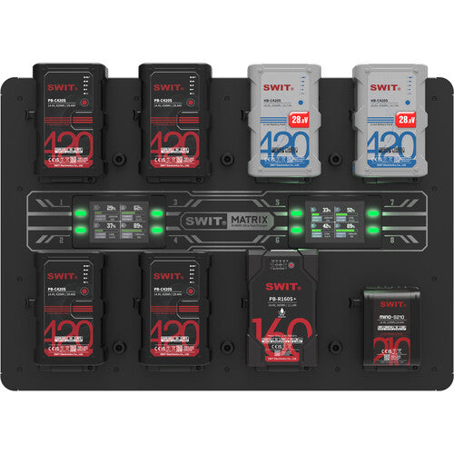 SWIT MATRIX-S8 8-Channel V-mount Ultra-Fast Charger