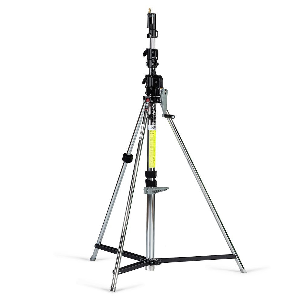 Manfrotto 087NW Wind-Up Stand with Safety Cable - Crank Overhead Lighting Stand