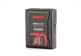 SWIT MINO-S7070Wh pocket V-mount battery, 100W/8A load, 1x D‑tap (also charge), USB-A, USB-C, LED display
