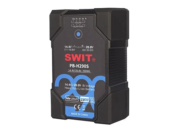 SWIT PB-H290S 290Wh V-mount Dual-Voltage Battery