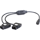 SWIT PC-U130B2Dual D-tap portable charger, 14–16.8V 3A total, charges two batteries sequentially, LED indicator