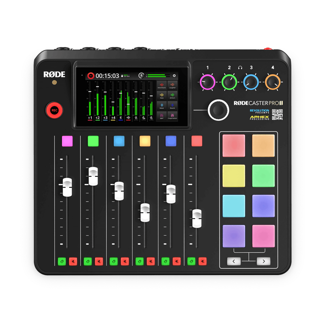 RØDE RODECaster Pro II Integrated Audio Production Studio (Black)