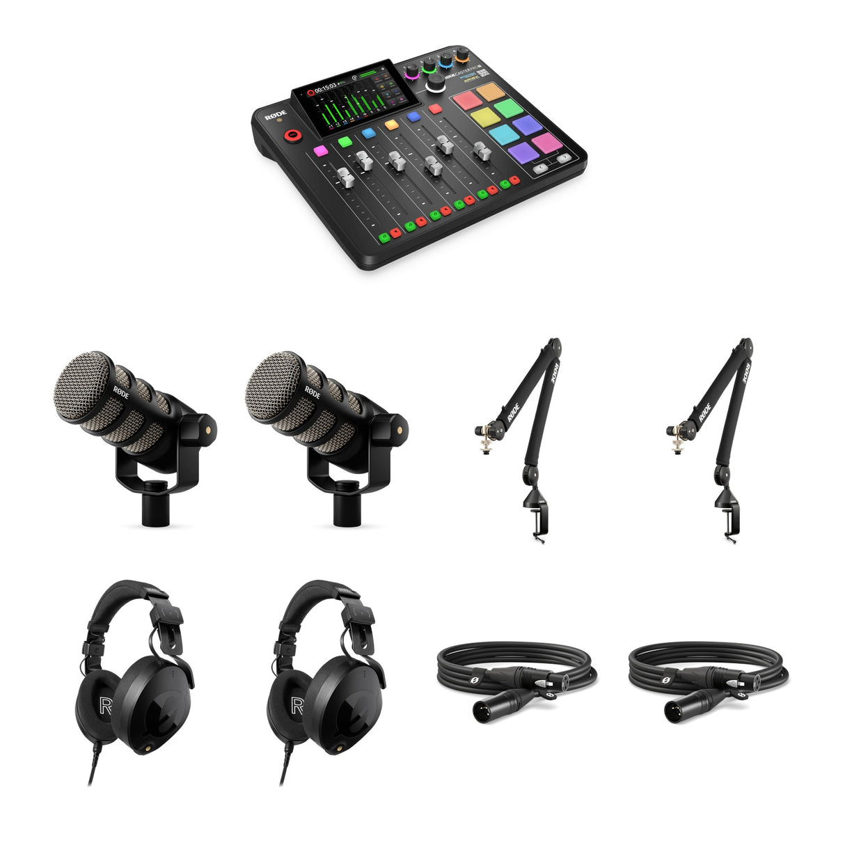 RØDE Co-Host Podcast Package (2-Person)