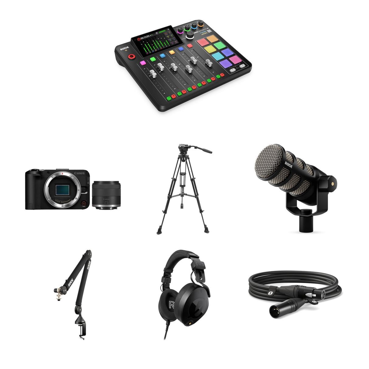 Canon EOS R50 V Solo Podcast Bundle