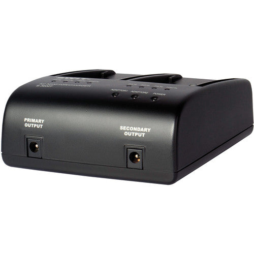 SWIT S-3602F2-ch Sony NP-F battery charger, 8.4V 2A per channel, DC output, LED indicators