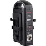 SWIT S-3822S2-ch V-mount fast charger, 16.8V, 3A per channel, LED indicators, 4-pin XLR DC output 15V/6A