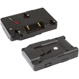 SWIT S-7005AGold-mount to V-mount adaptor plate, D-tap output