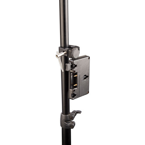 SWIT S-7200AGold-Mount battery pate with 25-45mm C-stand clamp, and D-tap DC output