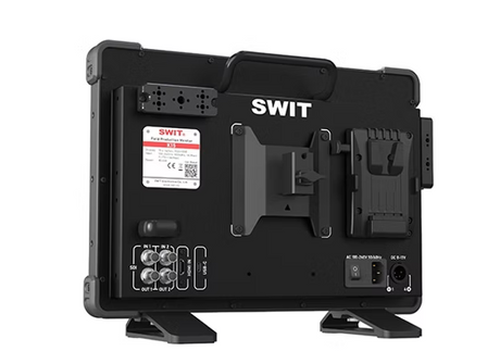 SWIT K1515.4" 1500nit 10bit IPS monitor, SDI/HDMI, HDR LUTs, scopes, scene OS, V-mount power, C-stand mount, case included.
