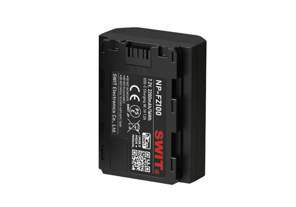 SWIT PowerCell NP-FZ100 USB-C camera battery for Sony mirrorless cameras